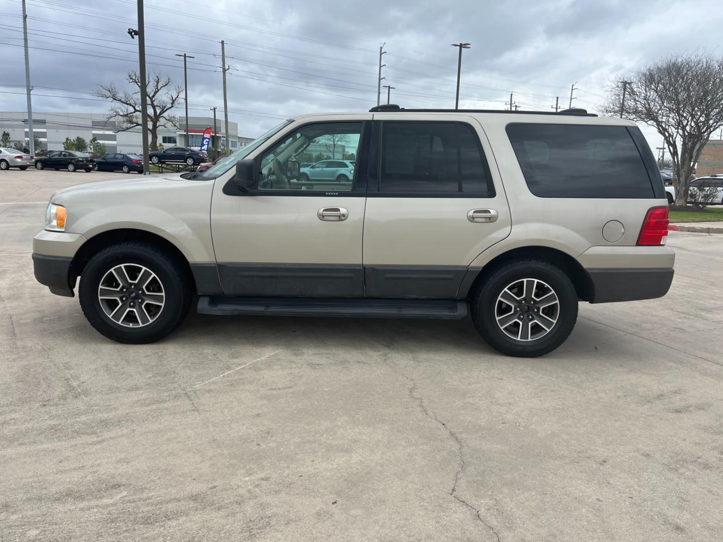 2004 GOLD /TAN Ford Expedition XLT 4.6L 2WD (1FMRU15W54L) with an 4.6L V8 SOHC 16V engine, 4-Speed Automatic Overdrive transmission, located at 14700 Tomball Parkway 249, Houston, TX, 77086, (281) 444-2200, 29.928619, -95.504074 - Photo#3